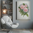 Wall Art Pink Rose, Clothilde Soupert Lithograph