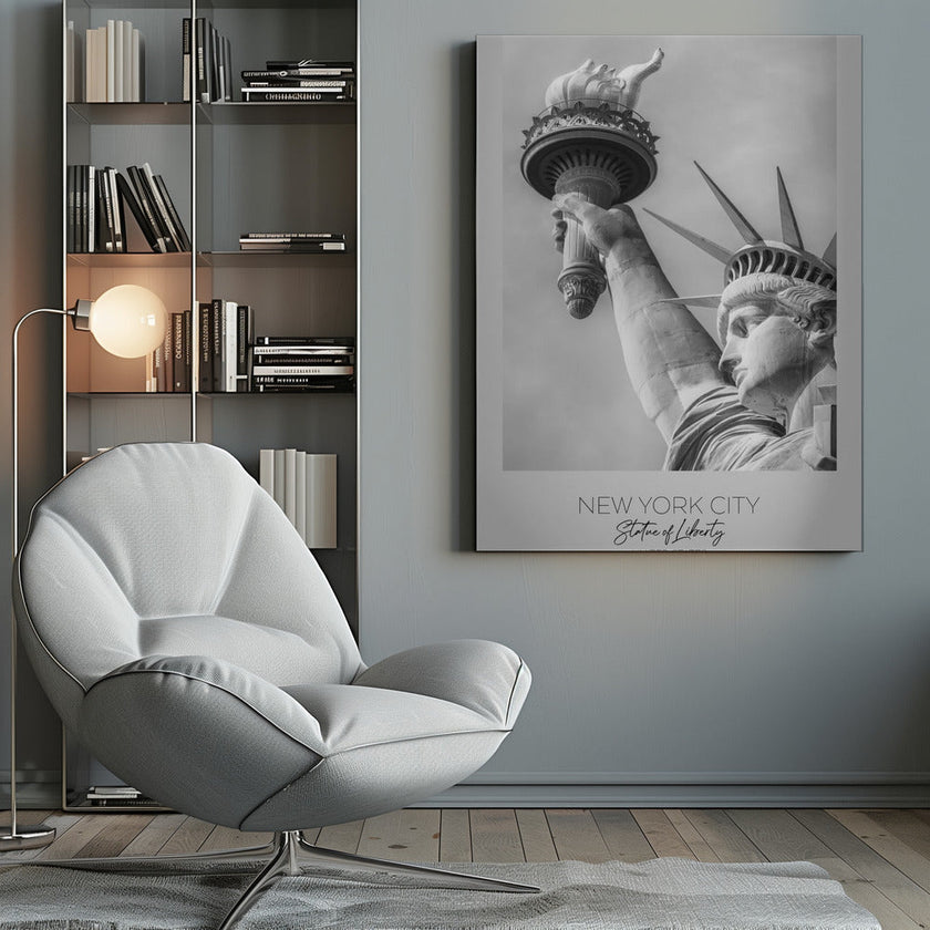 En gros plan : STATUE DE LA LIBERTÉ À NEW YORK, détails