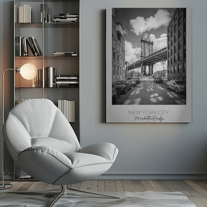 Wall art-NEW YORK CITY Manhattan Bridge