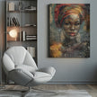 Illustration murale Art africain Wallart 068
