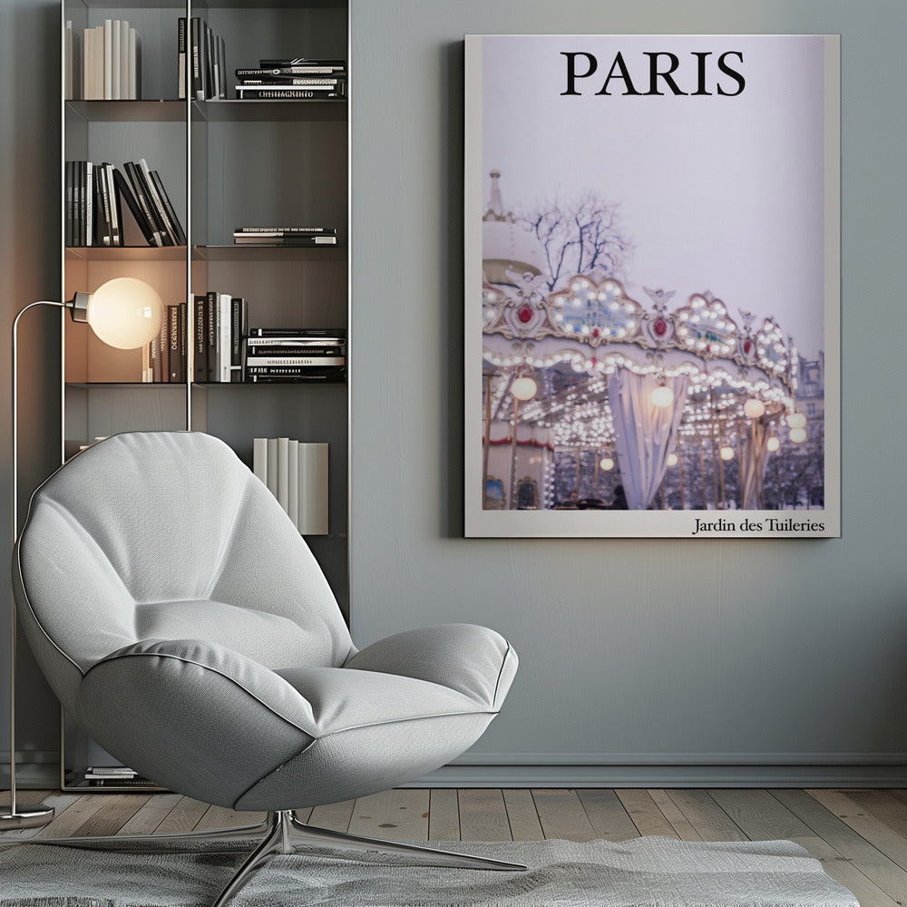 Impression sur toile Wall art Parisjardin Ratioiso