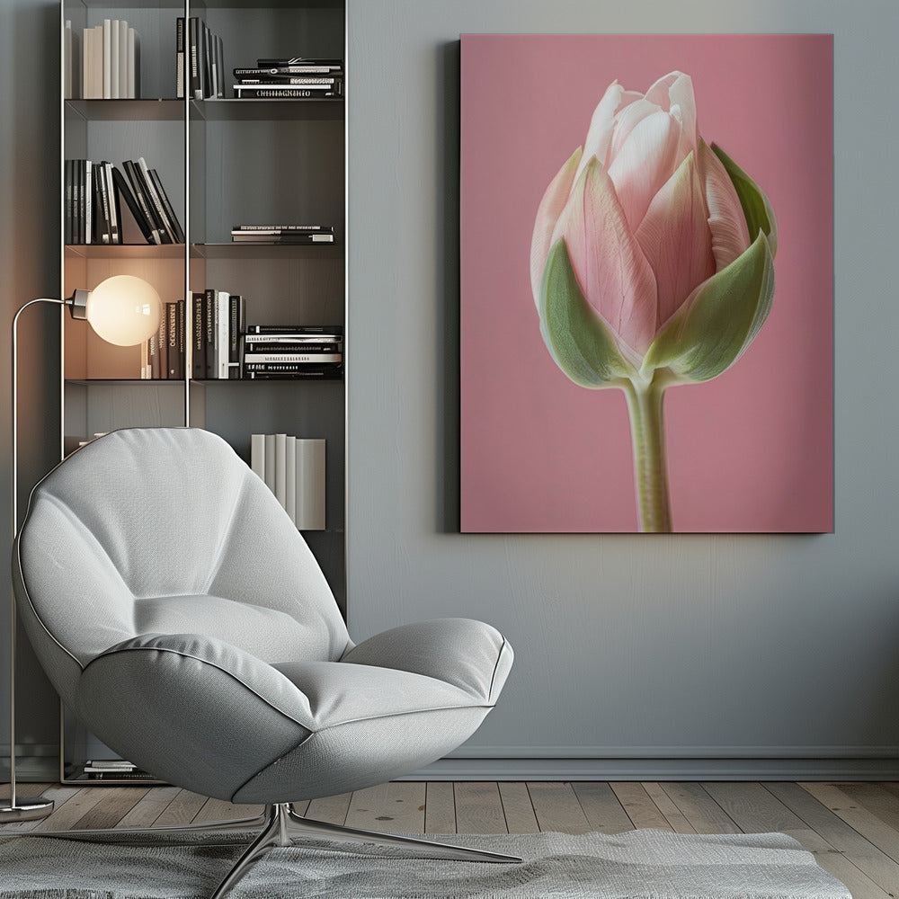 Art mural Tulipe rose
