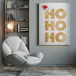 Impression sur toile d'art mural avec typographie 