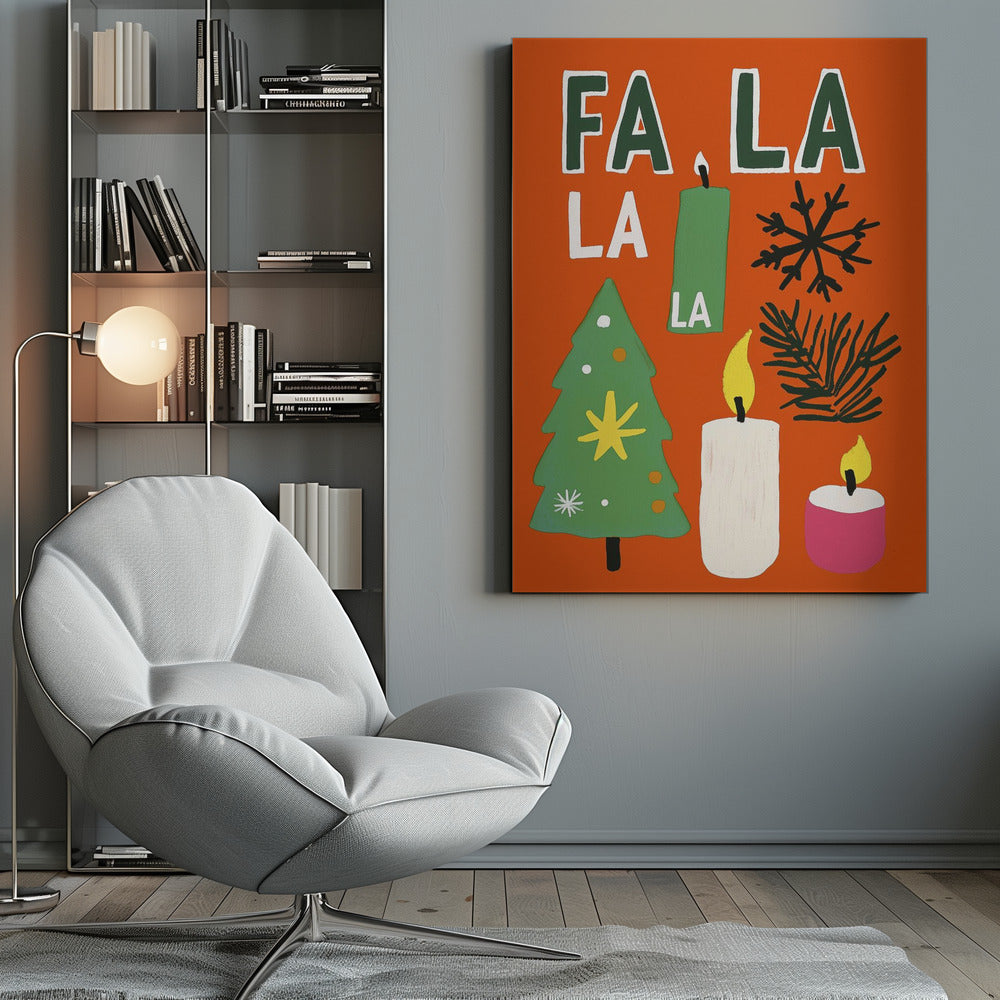Toile décorative Fa la la