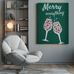 Impression sur toile Wall art Merry Everything
