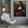 Impression sur toile de l'œuvre d'art murale Lisa Revamped