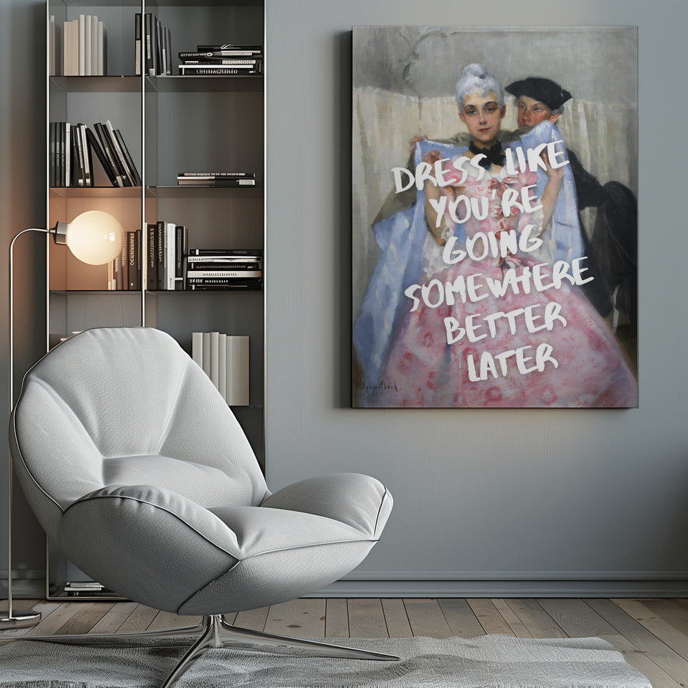 Art mural : habillez-vous pour réussir.