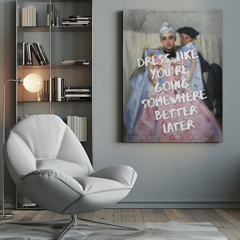 Art mural : habillez-vous pour réussir.