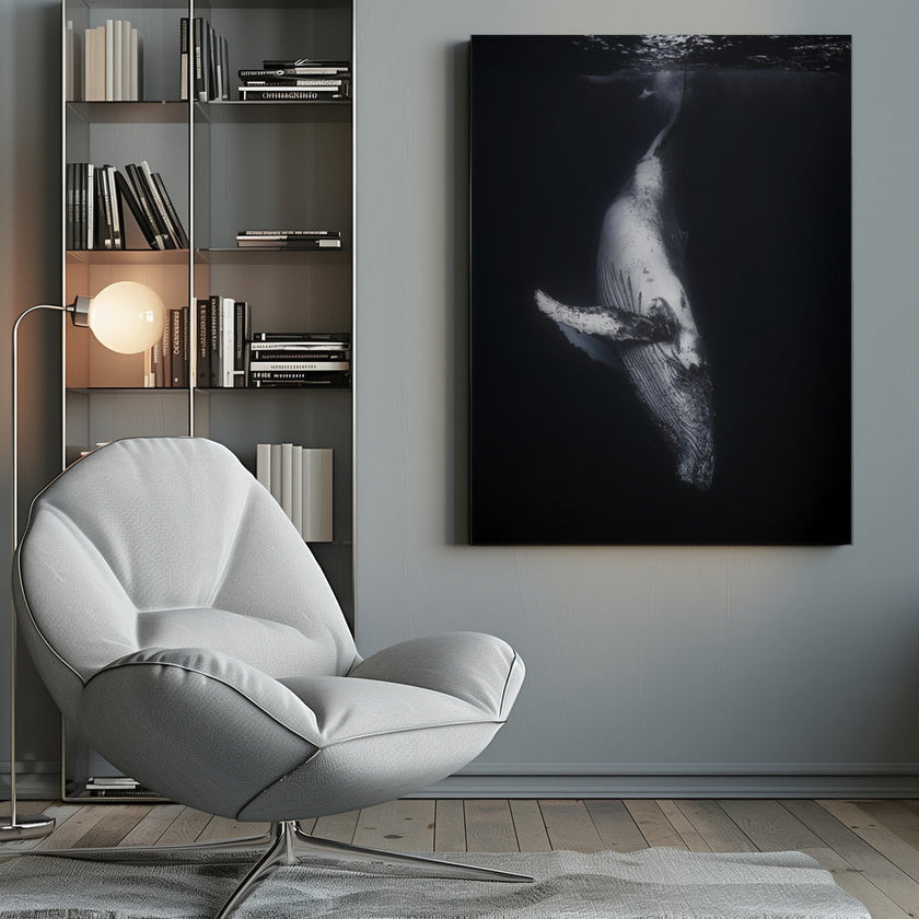 Wall Art - Baleine noire