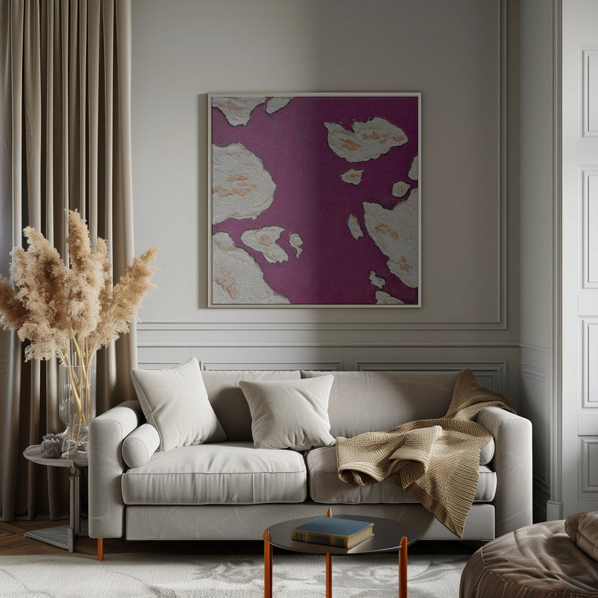 Wall Art Aubergine Islands