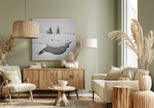 Wall art Frozen swamps