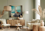 Wall art room with a view