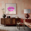 Wall art Pink Lips