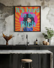Wall art It's Hard to be Rich