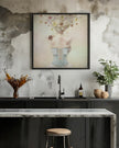 Wall art Girl of the flower garden