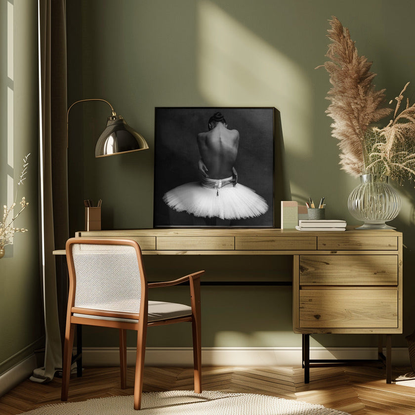 Wall art ballerina's back 2