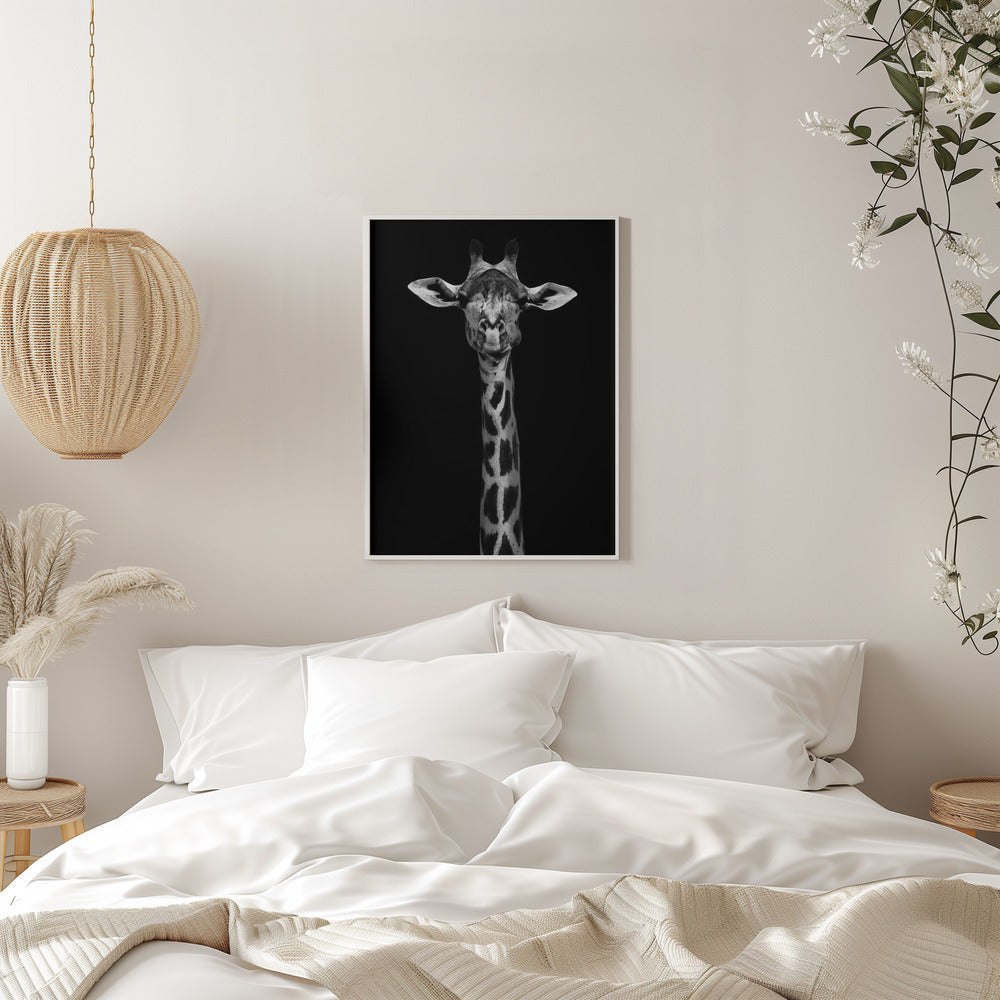 Portrait de girafe pour décoration murale