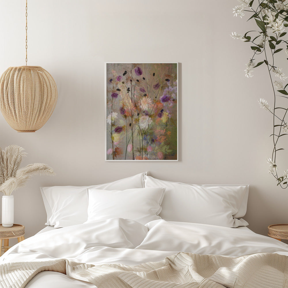 Art mural Fleurs picturales