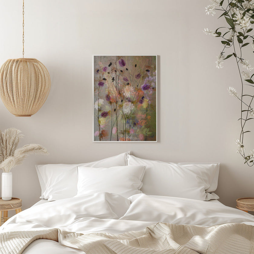 Art mural Fleurs picturales