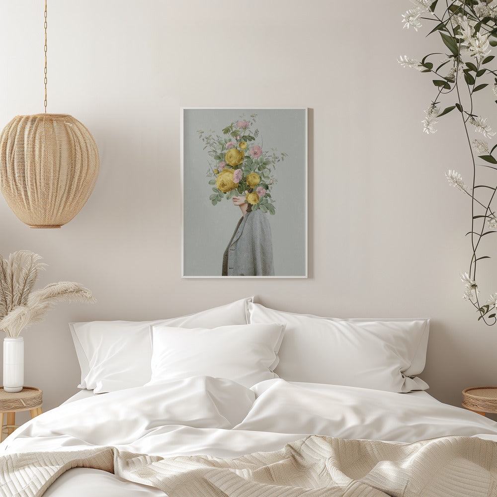 Décoration murale : Bouquet jaune