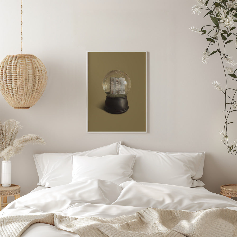 Wall art boule de neige urbaine
