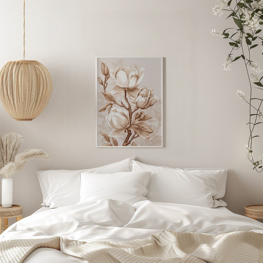 Fleurs Beige 2