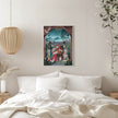 Impression sur toile d'art mural : Noël avec Marie et l'enfant Jésus