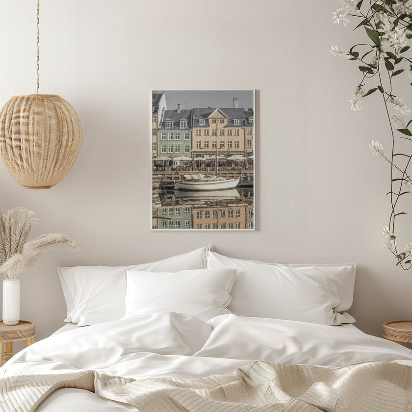 Wall art COPENHAGEN VINTAGE Quiet Nyhavn