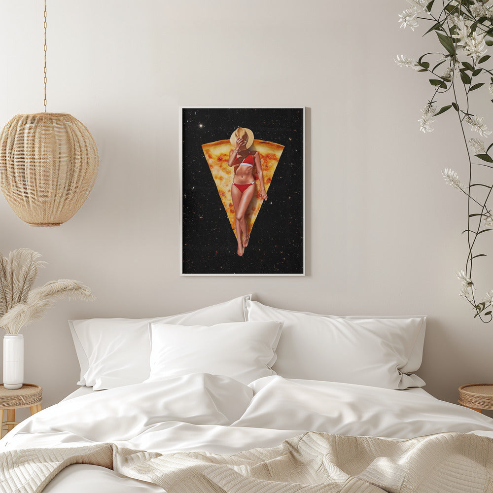 Peinture murale Pizza Sun Tan