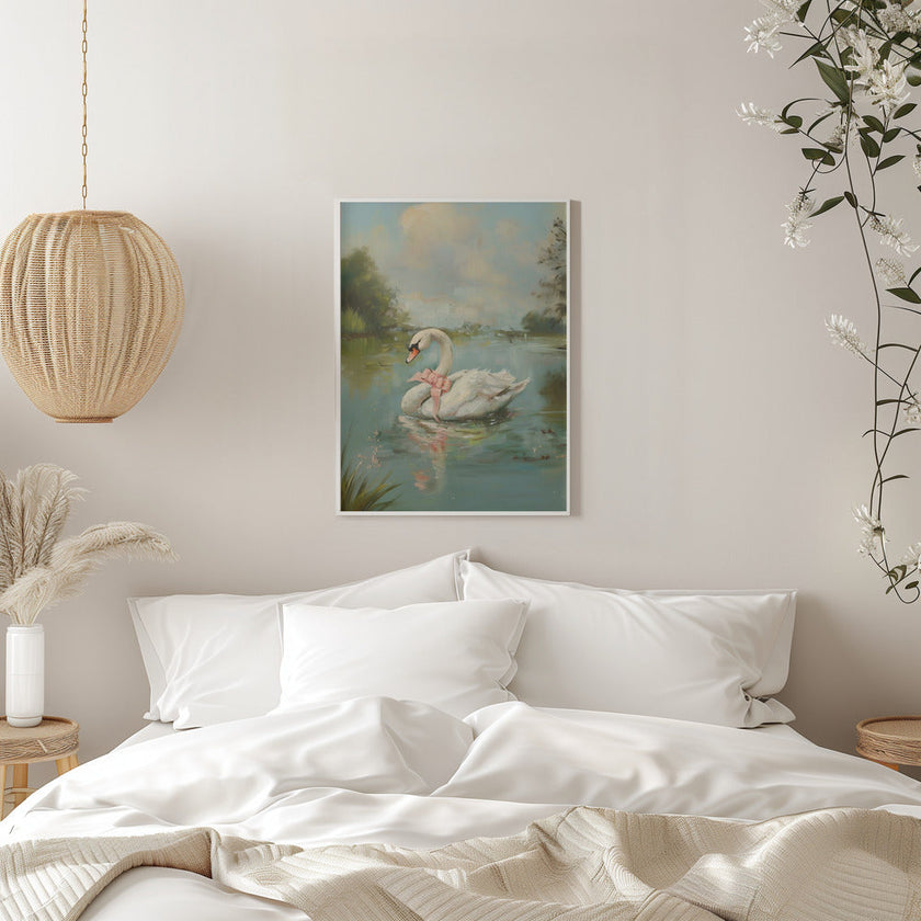 Vintage Swan Coquette