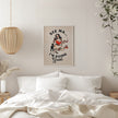 Wall art See Ma Poster Funny Vintage Pinup Girl & Cat