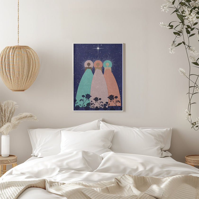 Impression sur toile d'art mural : Trois guides spirituels