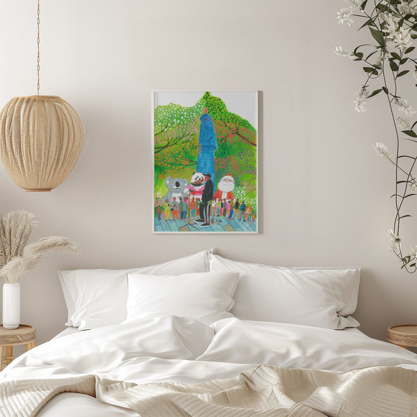 Wall art Street Concert Canvas Print