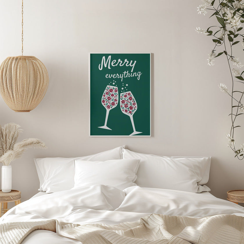 Impression sur toile Wall art Merry Everything