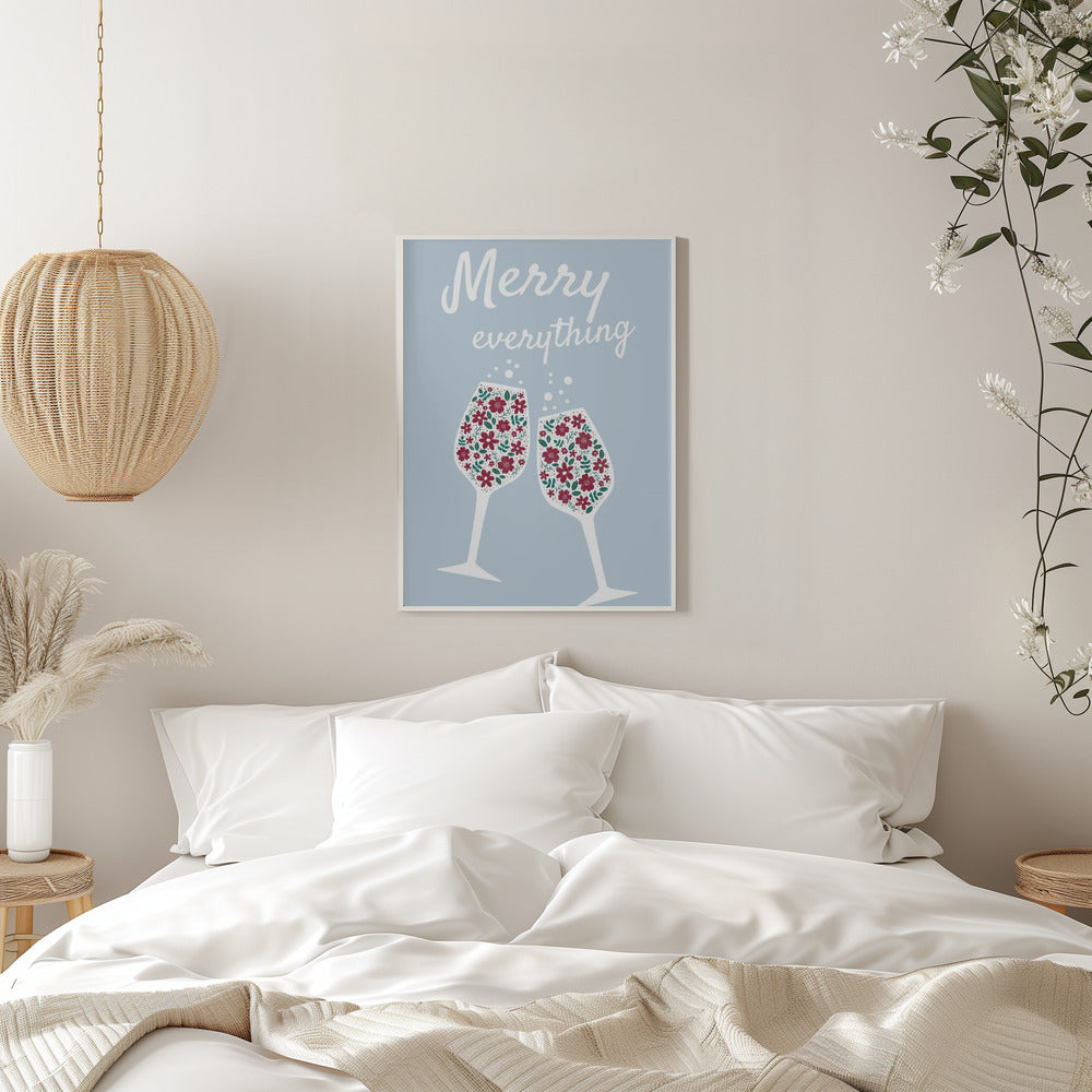 Impression sur toile Wall art Merry Everything