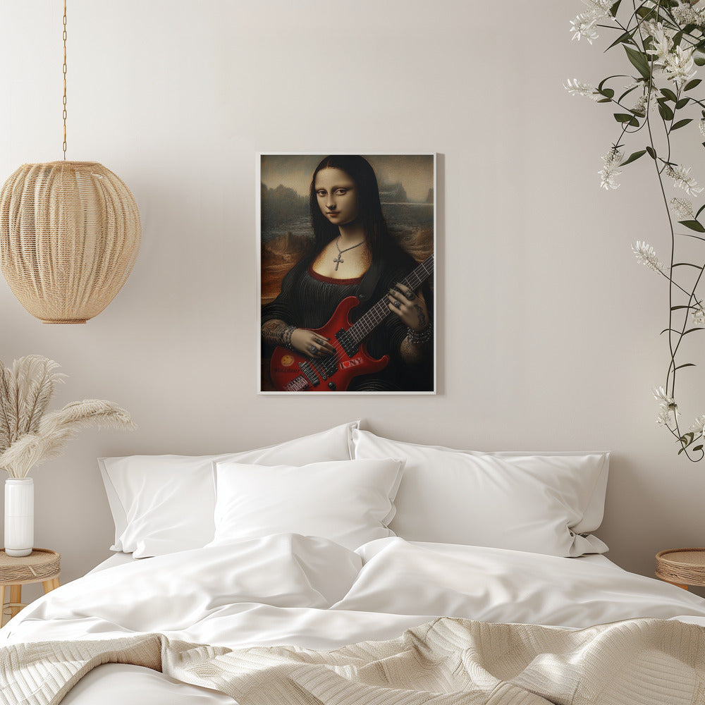 Impression sur toile de l'œuvre d'art murale Lisa Revamped