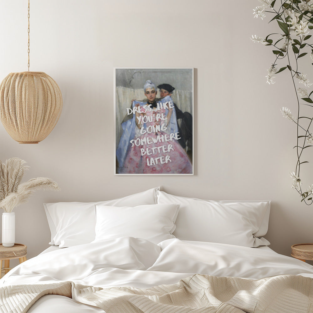 Art mural : habillez-vous pour réussir.