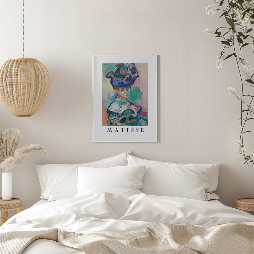 Wall art Femme au chapeau 1905