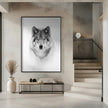 Portrait d'un loup des bois