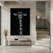 Portrait de girafe pour décoration murale