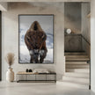 Wall Art Bison en approche