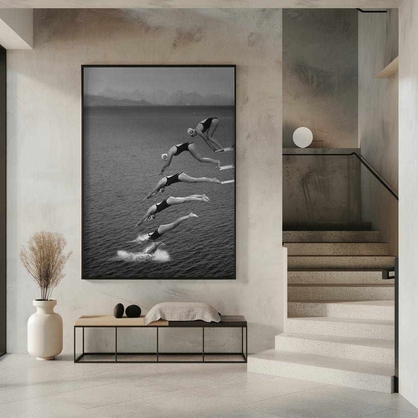 Wall art The beauty of diving