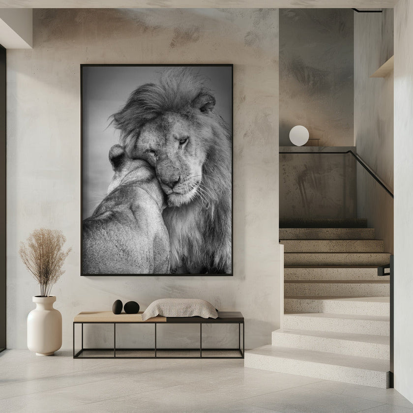 Impression sur toile : Wall art African Love !