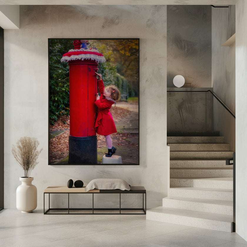 Décoration murale : Lettre au Père Noël