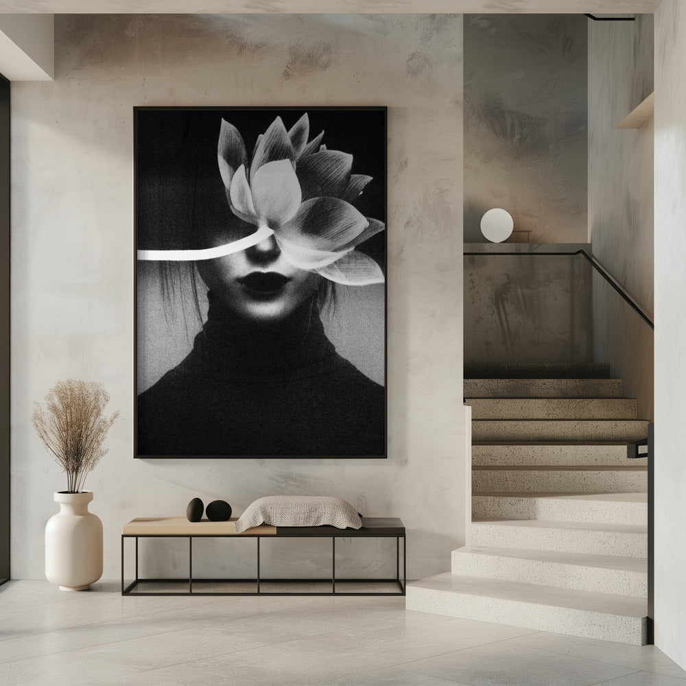 Douleur comme une fleur en éclosion