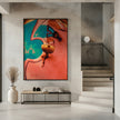 Wal Art au bord de la piscine