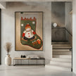 Wall art Christmas Stocking