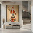 Wall art Santa Is Coming