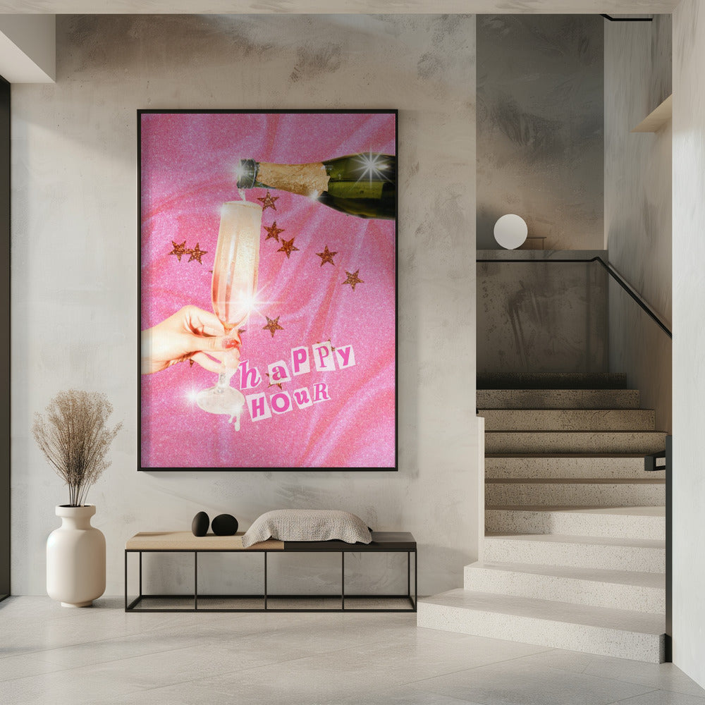 Wall art Bubbly Celebration (Wall art célébration pétillante)