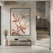 Décoration murale Fleurs Beige 1